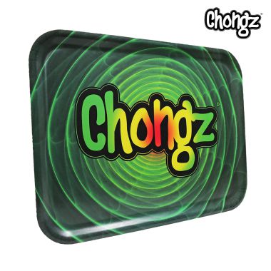 Chongz Compressed Wood Rolling Tray - Rasta Spiral