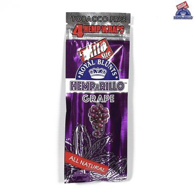 Royal Blunts Hemparillo Wraps 4 Pack - Grape