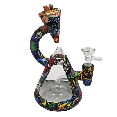 Bounce Silicone Microscope Bong - Batman