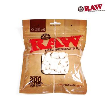 RAW Natural Unrefined Cotton Filters - Regular