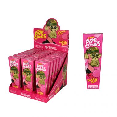 G-ROLLZ Army of Apes Pop Flavour Activated KS Cones (3-Pack) - Bubblegum