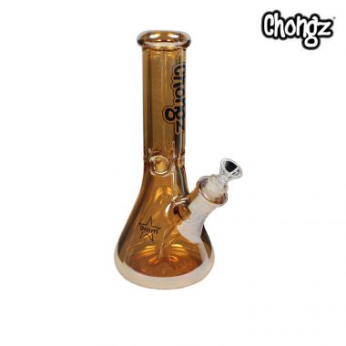 Chongz 30cm 'TLC' Platinum Gold Edition Glass Bong