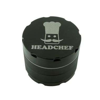 Headchef 40mm 4 Piece Razor Grinder - Black