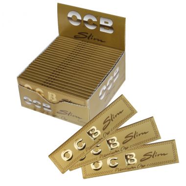 OCB Gold Premium Kingsize Slim Papers