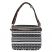 Woven Tablet Bag - Black & White