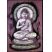 Buddha Abhaya Batik Small - Purple