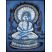 Buddha Dhyana Batik Small - Blue