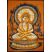 Buddha Dhyana Batik Small - Orange