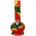 Silicone Round Base Bong - Rasta