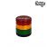 Image 2 of Chongz 'Dragon Fire' Rasta 4-Part Metal Sifter Grinder