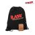 RAW Drawstring Bag - Black