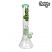 Chongz 'Caribou' 35cm Glass Percolator Bong - Milk Green