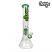 Chongz 'Caribou' 35cm Glass Percolator Bong - Jade Green