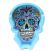 Sugar Skull Resin Ashtray - Blue