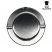 Image 5 of Headchef Round Black Metal Ashtray