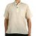 Plain Cream Short Sleeve Grandad Shirts - XL